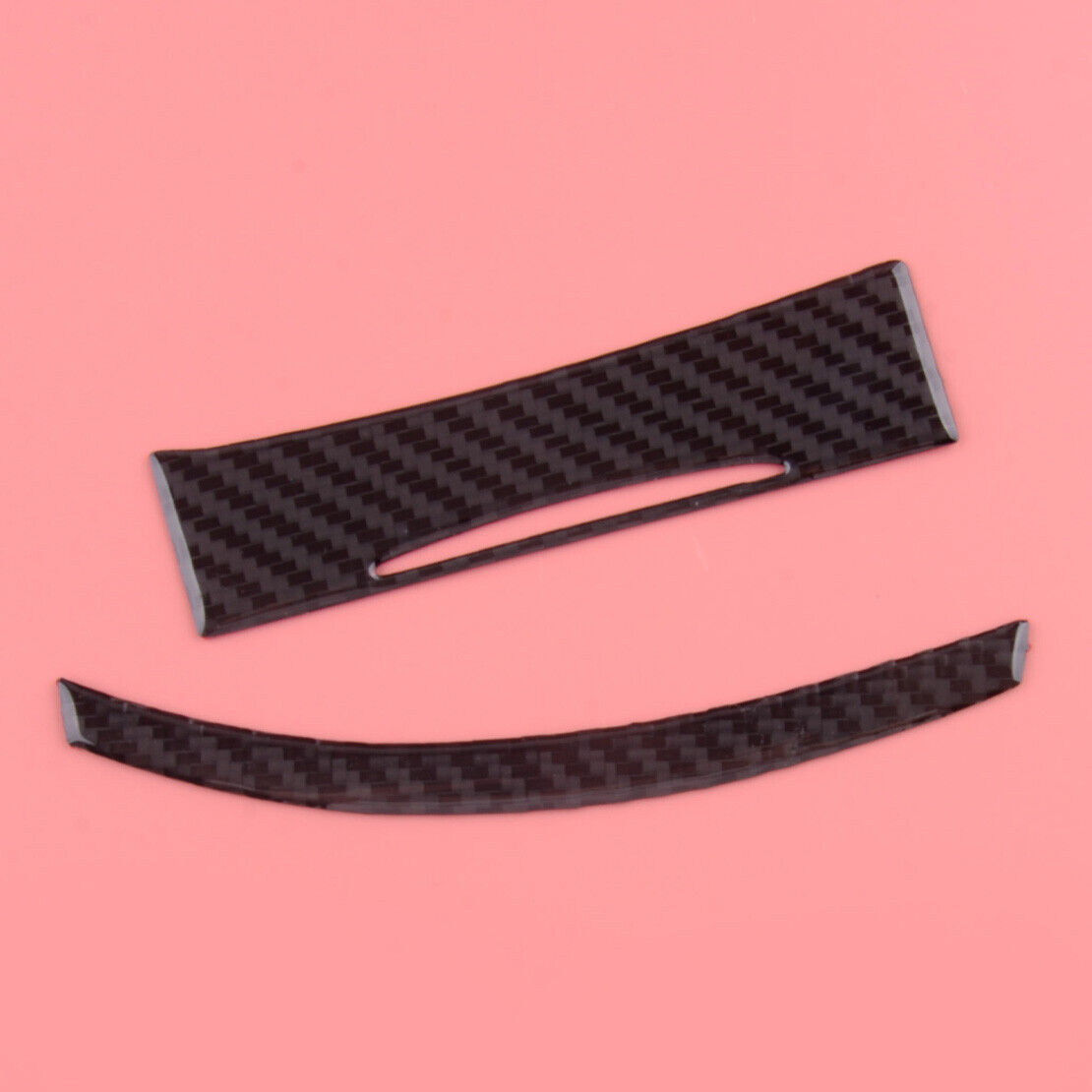 2Pcs Carbon Fiber Automatic Gear Shift Trim Fit For Infiniti G37 Sedan 10-13 New