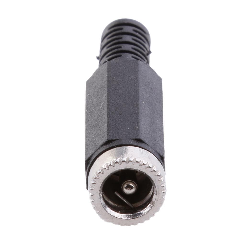 10pcs Female Barrel Plug Socket Solder   Terminals Connector 2.1x5.5mm