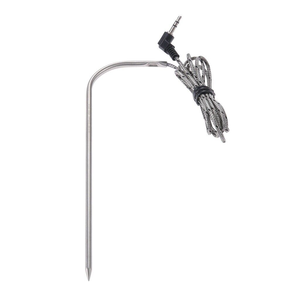 BBQ Meat Temperature Probe Sensor 3.5mm Adapter For Traeger Wood Pellet Grills