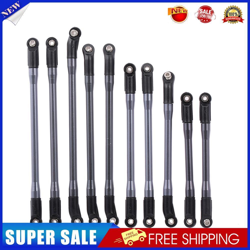 10pcs Metal Link Plastic End Rod for 1/10 RC Crawler Axial SCX10 II Parts