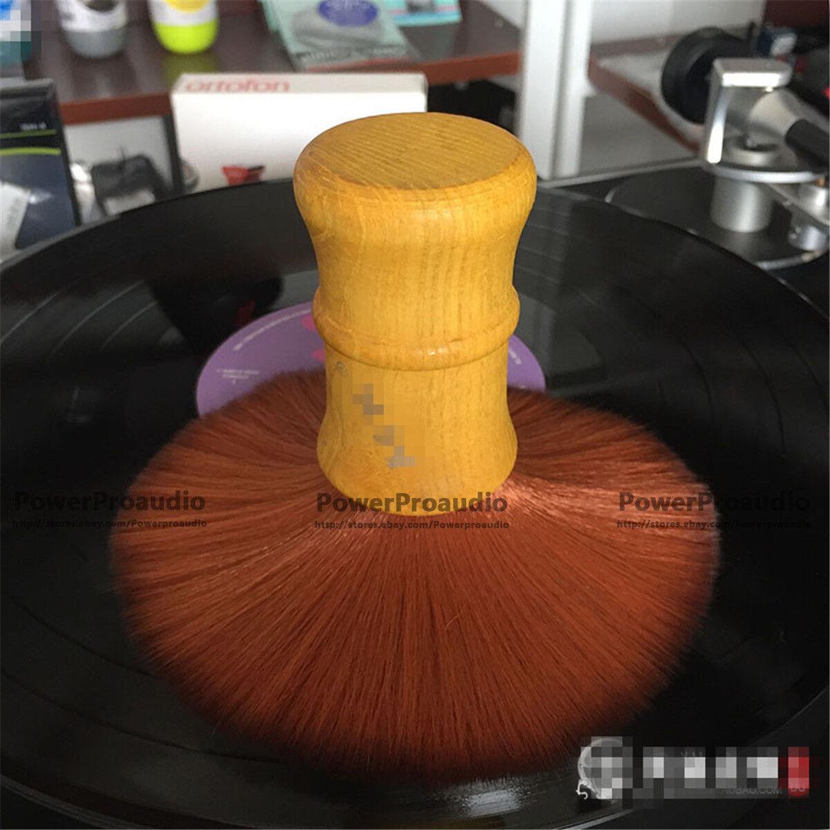 LP Vinyl Record Cleaning Kit Anti Static Carbon Fiber Brush Soft Cleaner