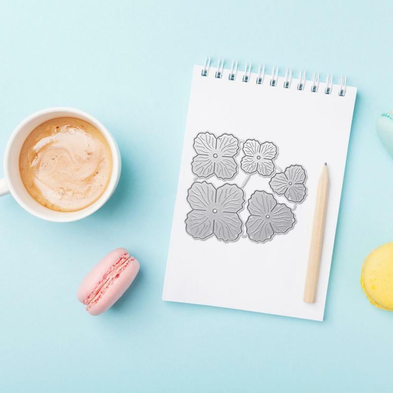 Flower Metal Cutting Dies DIY Stamps Crafts Template Mold Stencils