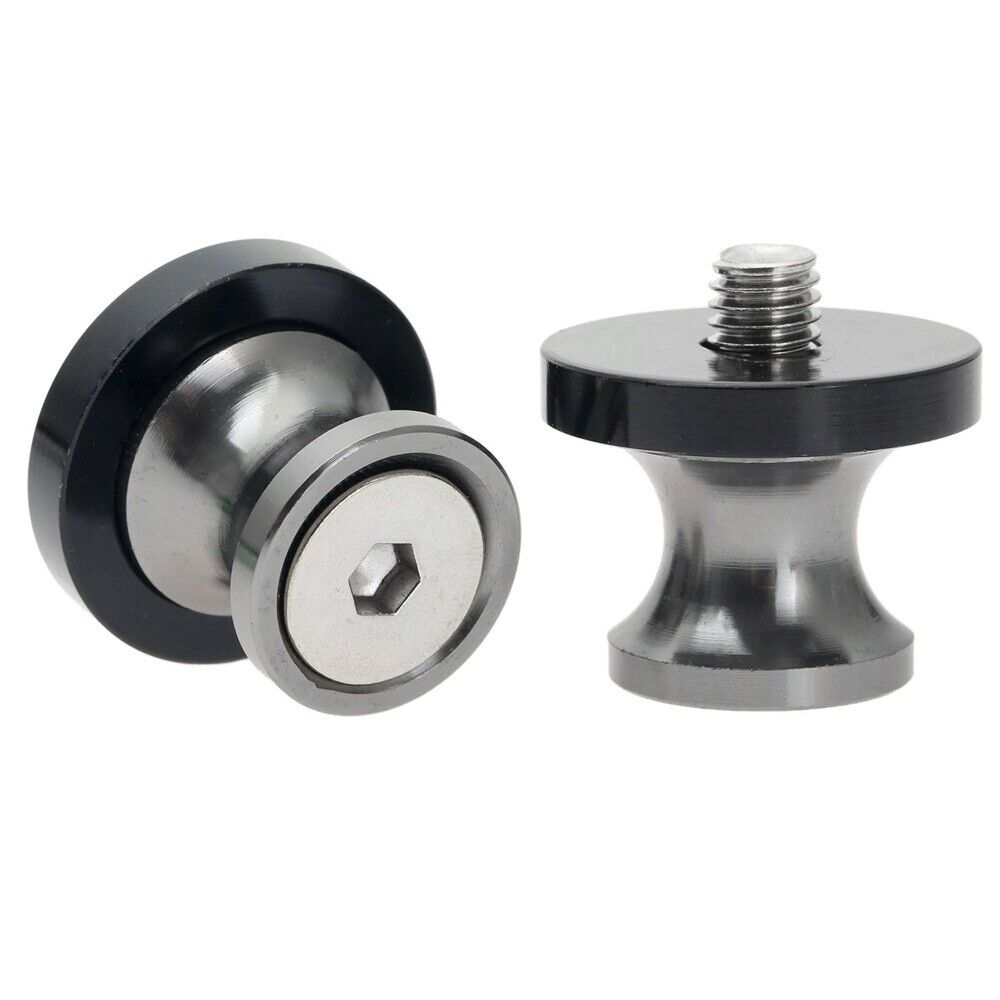 Universal Titanium Motorcycle Rear Swingarm CNC Spool Slider Swing Arm Stand 8mm