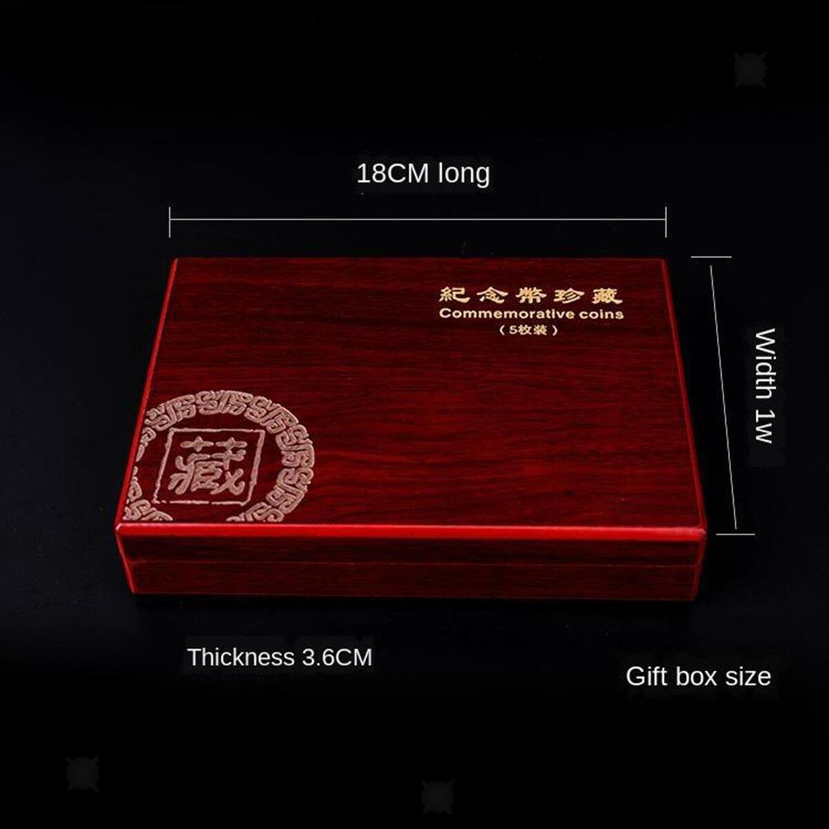 Wooden   5 Grids Case with Cushion Pad for s Luxury Gifts