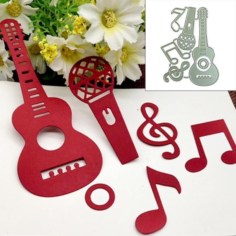 Carbon Steel Cutting Dies Template Music Note Guitar Carbon Steel Cutting Dies