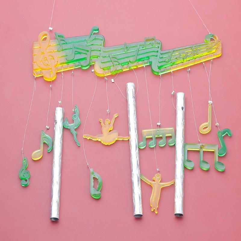 Epoxy Diy Mold Ins Wind Chime Combination Note Wind Chime Set Door Pendant Charm