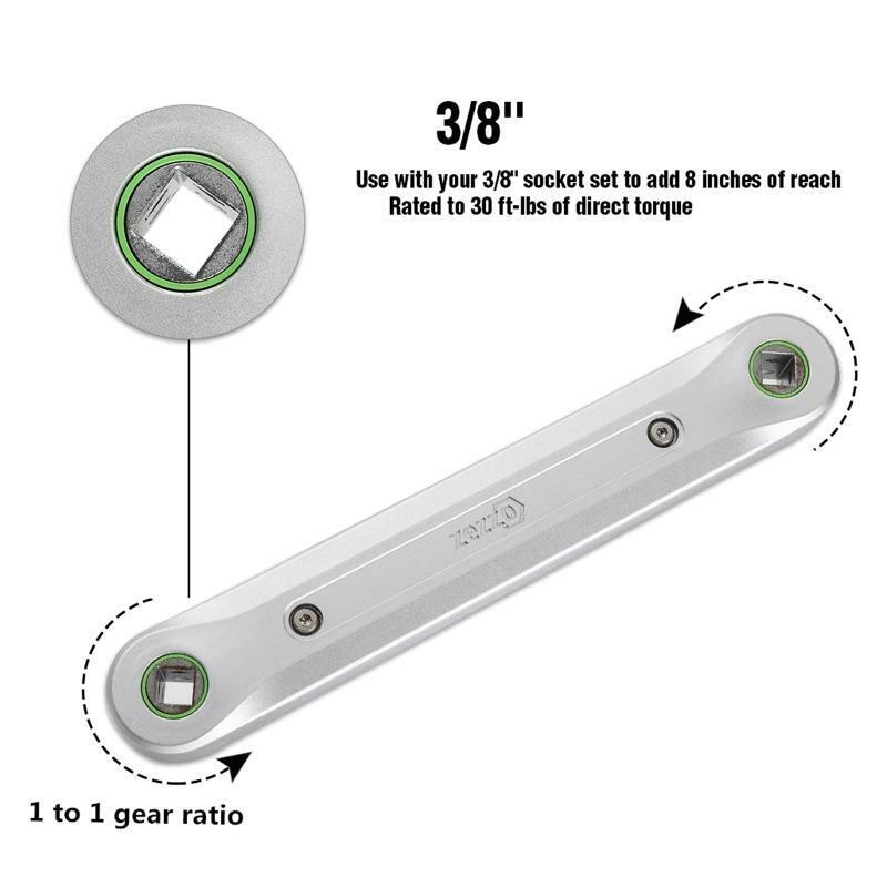 Upgraded Universal Extension Wrench Automotive DIY 3/8"Tools for Car Vehicle