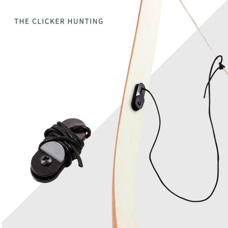 Archery Recurve Arrow Clicker Archery Bow Adjustable Draw Length for Shooting