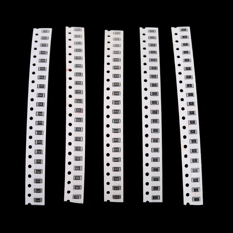 640 Pcs DIY 1206 SMD 64 Values 1ohm~10Mohm Resistors Assortment Kit 5%