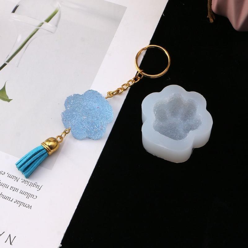 Diamond Cat Claw Silicone Mold Quicksand Material Flash Diamond Cat Claw Jewelry