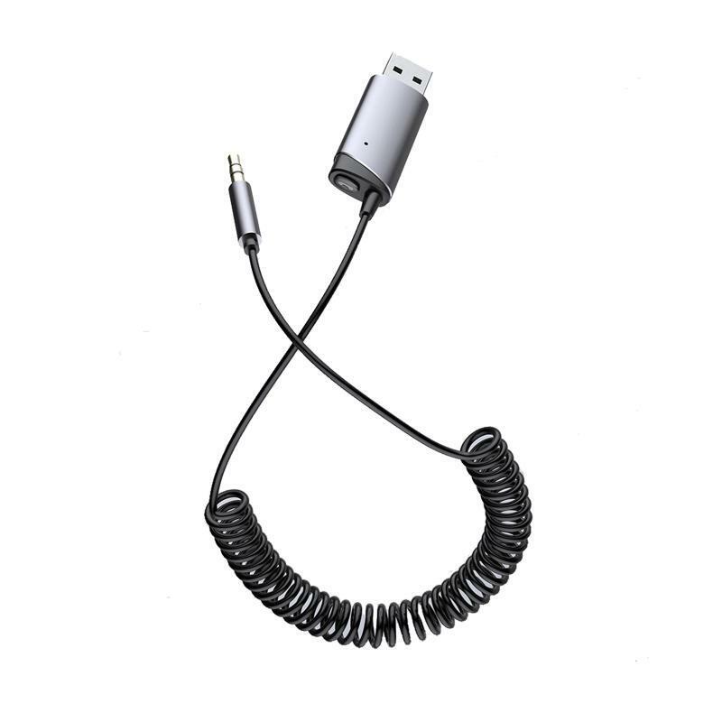 USB Audio Transmitter and Receiver Plug and Play Stereo 3.5mm Aux Adapter