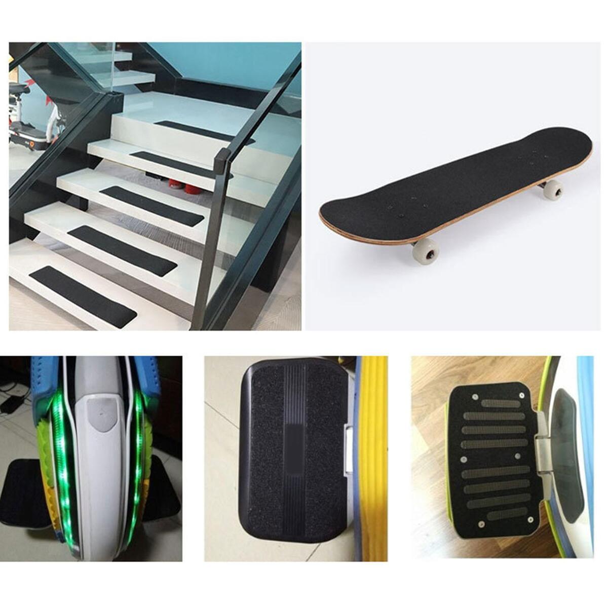 12x Non Slip Stair Treads Wear Resistant for Staircase Deck Skateboard