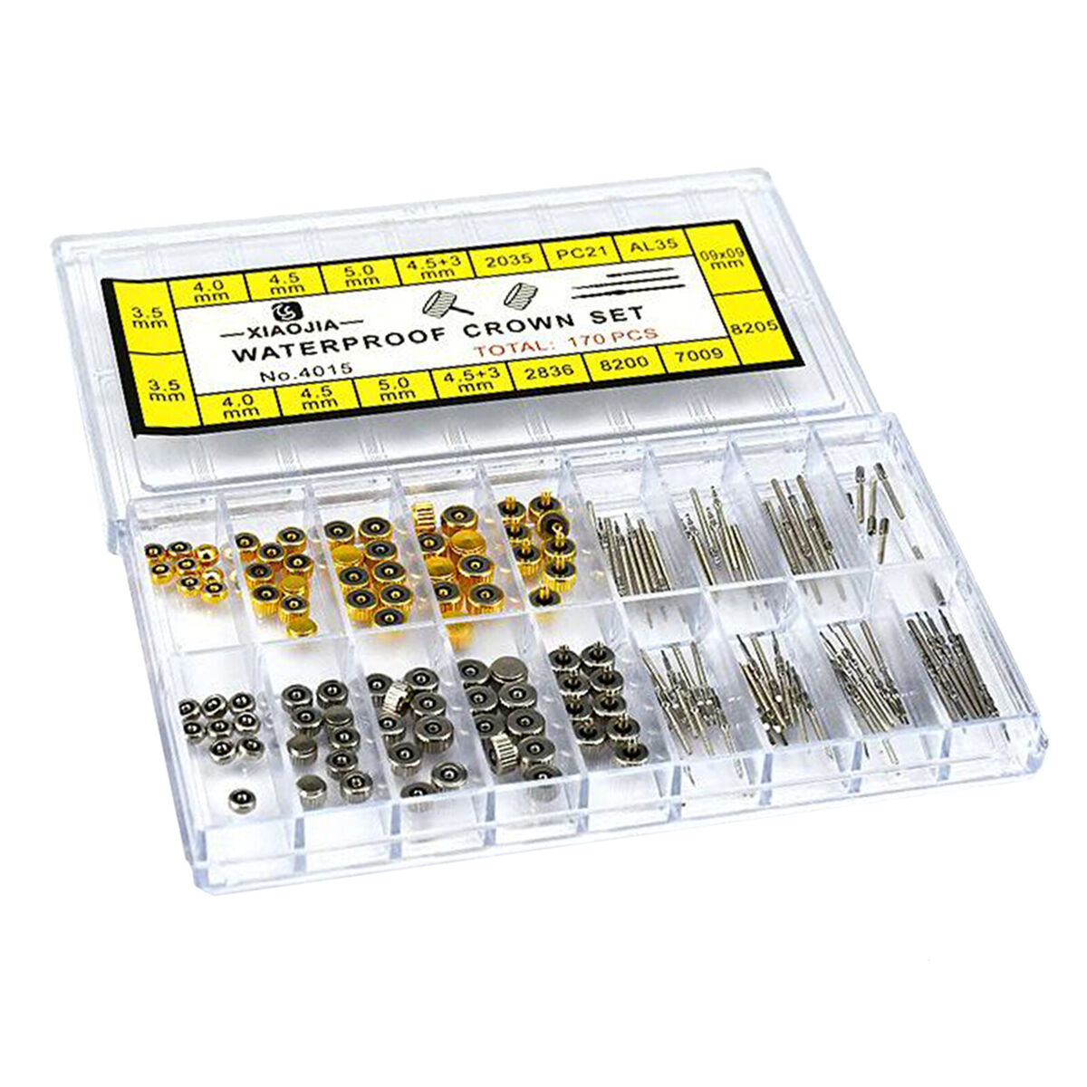Stainless Steel Watch Crown Replacement Set Tool  for Watchmakers