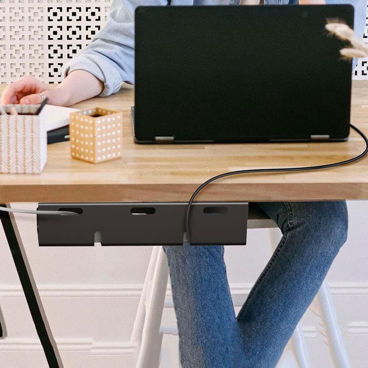 Wire Organizer Cable Management Wire Storage Rack Multifunctional Desk Cable