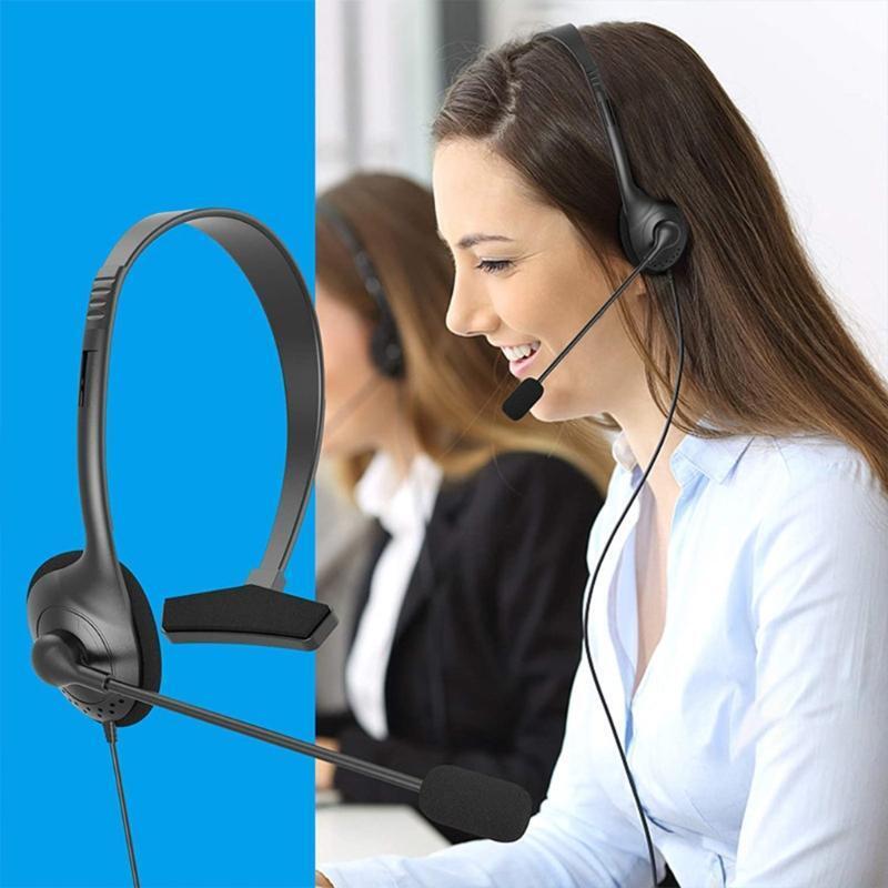 Professional Telephone Headset for Superior Sound for Calls, USB Connection