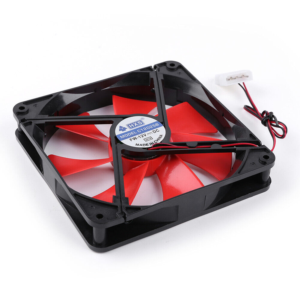 140mm 4 Pin Silent PC Case Cooling Fan CPU Cooler 12V Radiator Heatsink