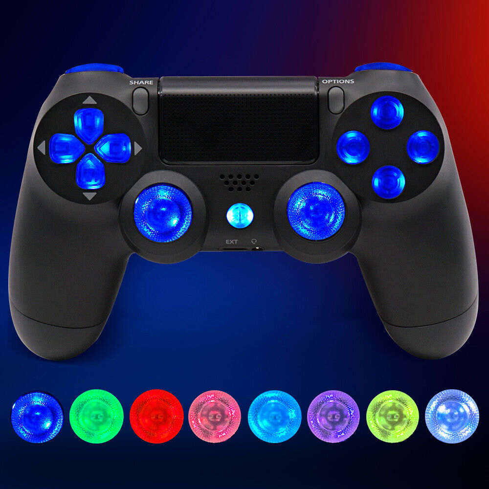 DIY Wireless Gamepad Game Controller Light Board LED Repair Set for PS4