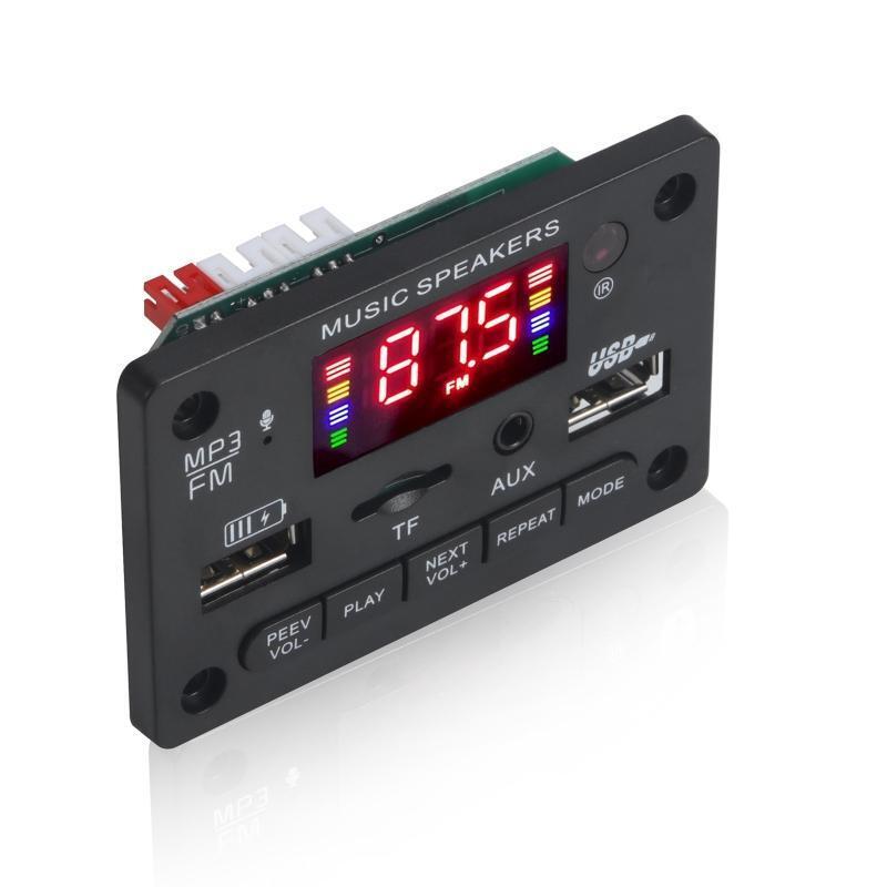 MP3 Bluetooth-Compatible WMA WAV Decoder Board 12V Wireless Audio Module