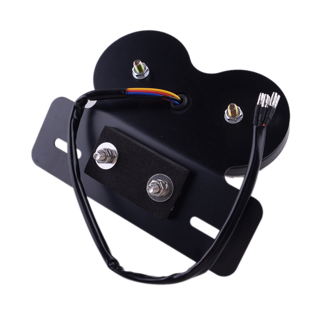 Motorcycle Twin Dual Tail Turn Signal Brake License Plate Integrated Light top