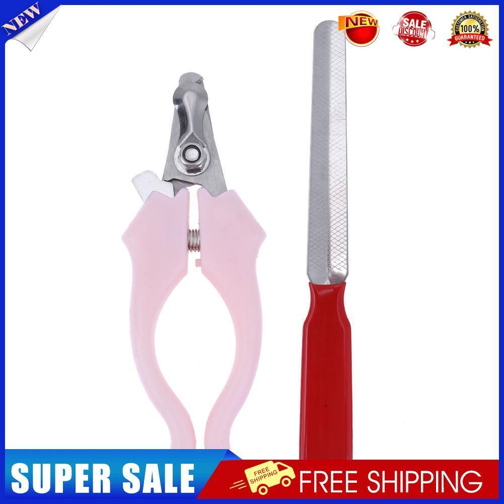 2pcs/Set Pet Animal Puppy Nail Clippers Claw Cutters Dog Scissors Trimmers