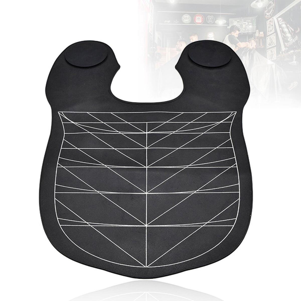 Rubber Salon Barber Cape Barber Shop Washable  Shampoo Black