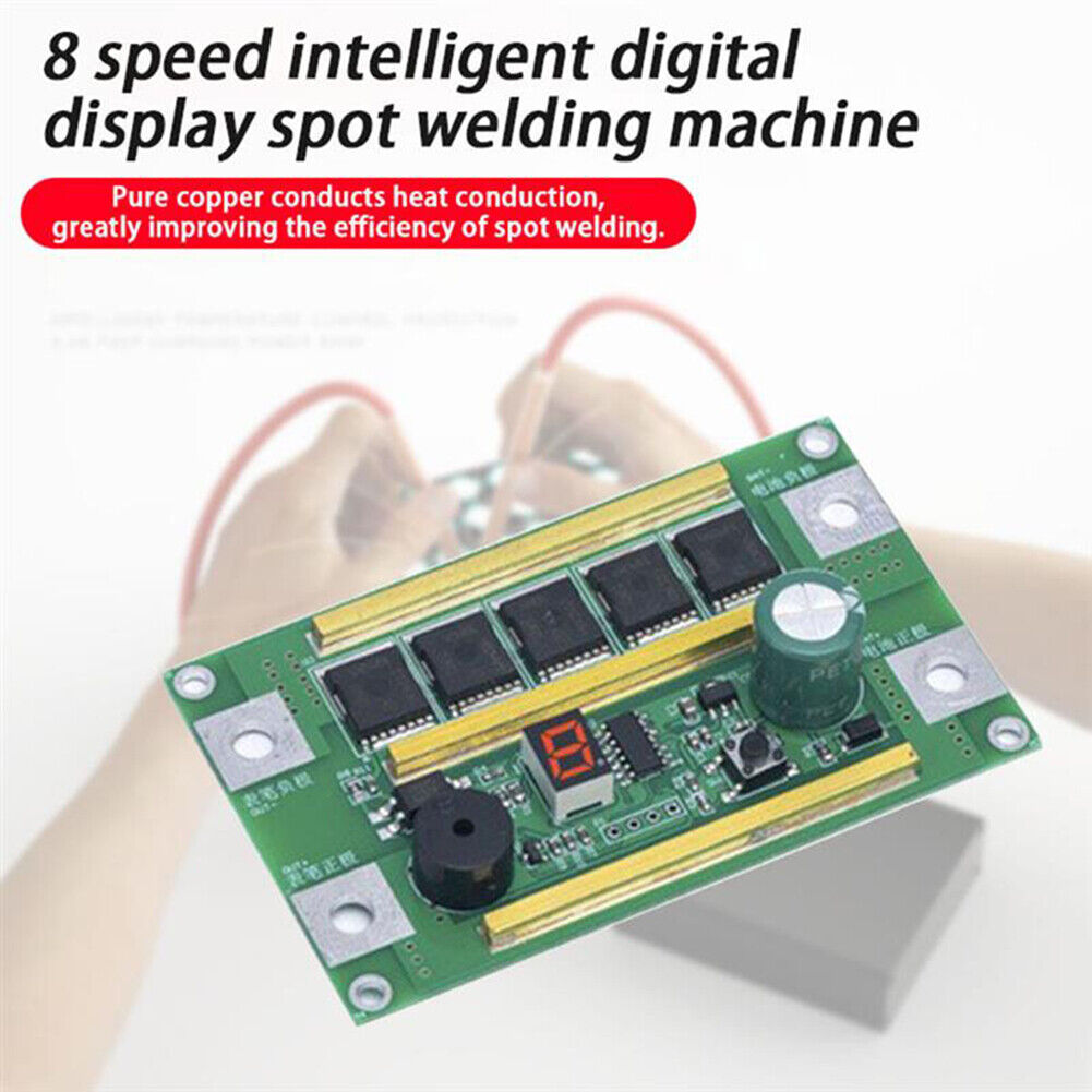 DIY Spot Welder Pen Kit 12V Battery Energy Storage Spot Welding (w/ Box)
