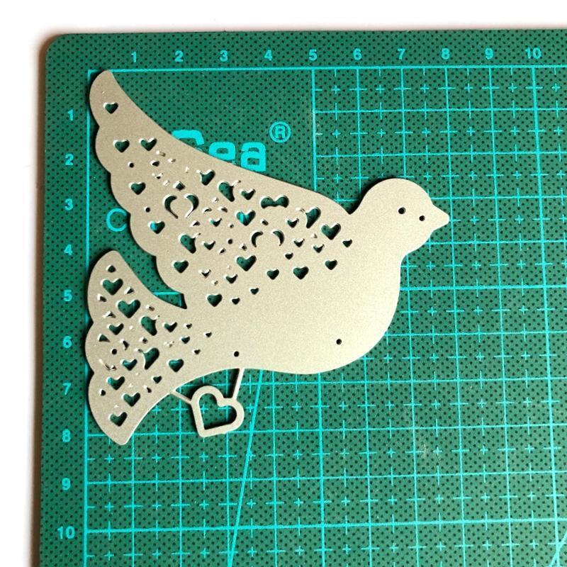 Pigeon Wine Cup Pendant Cutting Dies Photo Album Family Together Party Diary