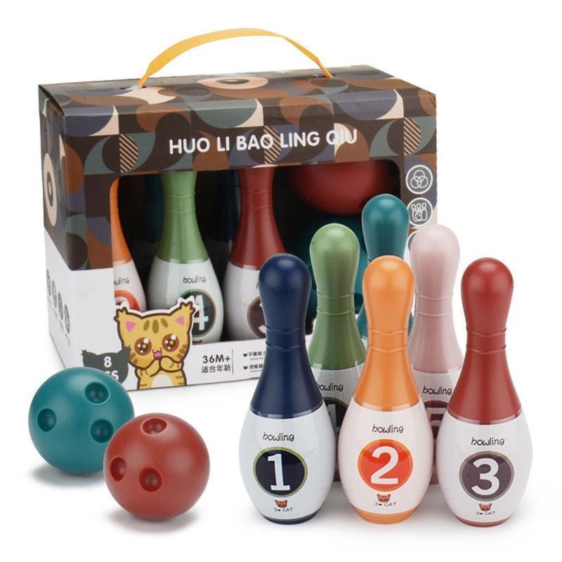 Kids Bowling Game Outdoor /Indoor Game Early Development for Children Xmas Gift