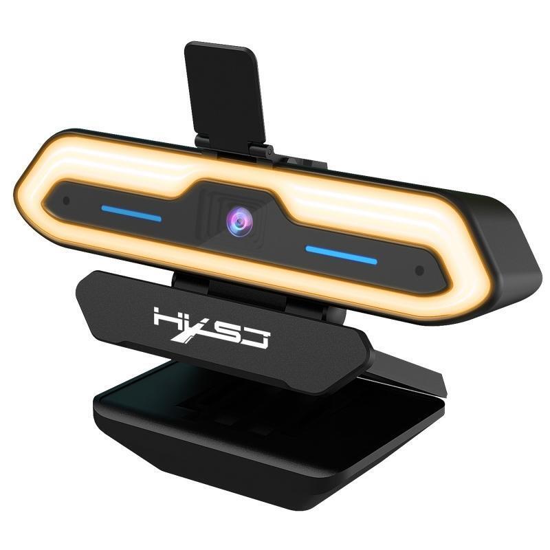 1080P 60FPS Webcam with Light Web Camera Built-in 2Noise Reduction Microphones
