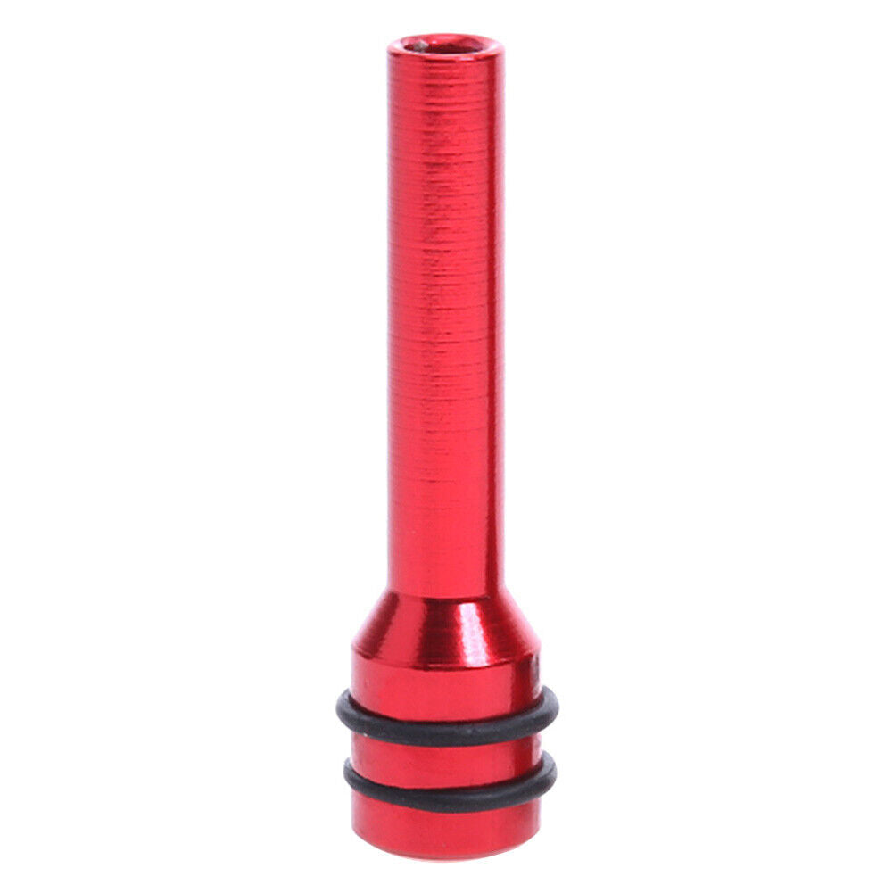 Universal Car Door Lock Knob Aluminum Alloy Door Lock Knob 2 inch (Red)