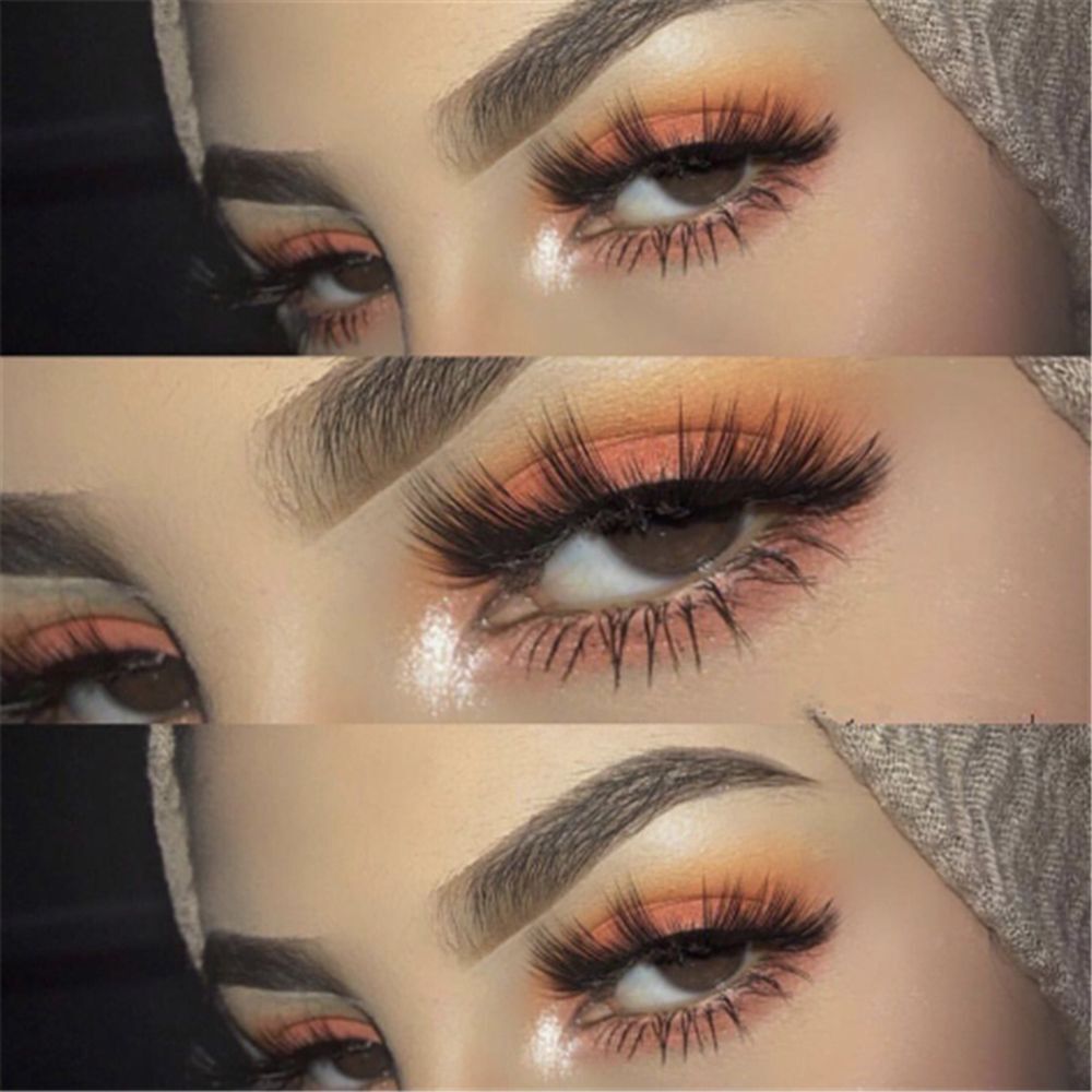 Multilayers Crisscross False Eyelashes 6D Faux Mink Hair Eye Lash Extension