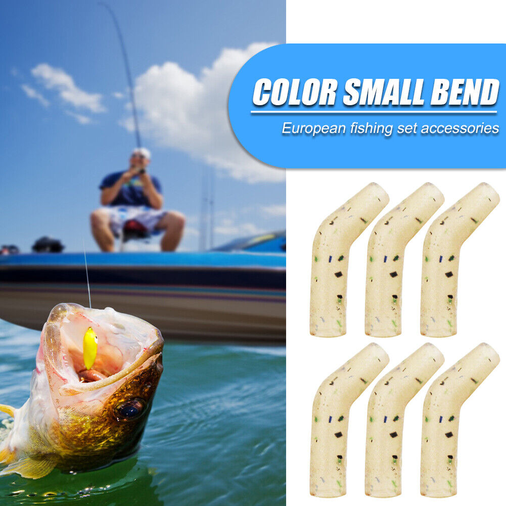 10x Fishing Hook Anti-tangle Sleeves Bent Line Aligner Carp Fishing Tackle