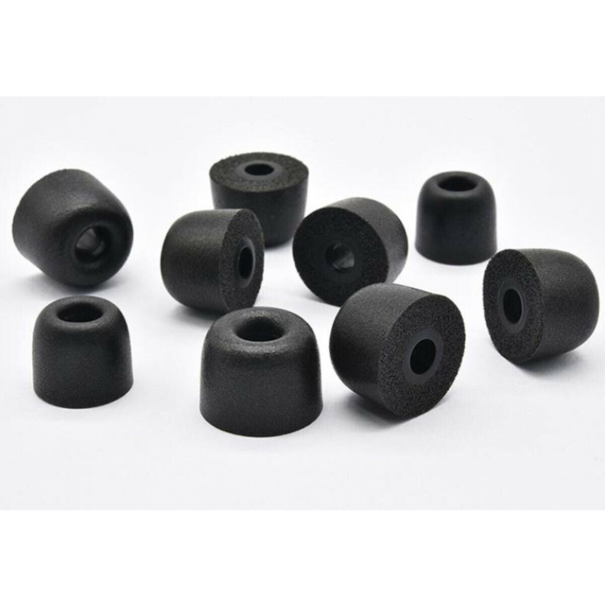5 Pairs Black Noise Memory Foam In-ear Earphones Earbuds Tips Eartips Earplug