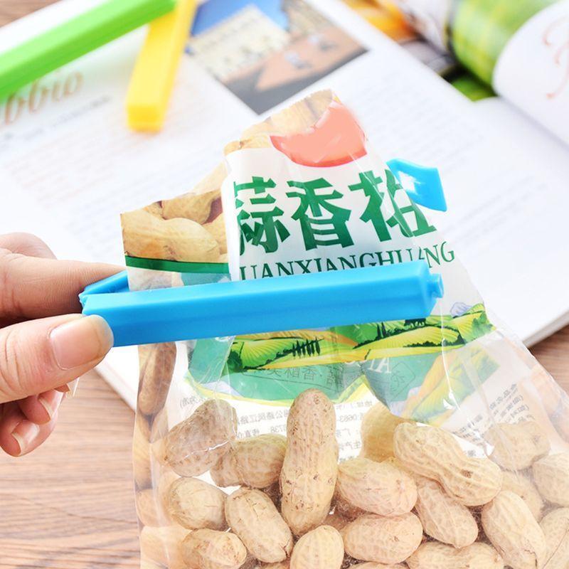 10 Pcs/Set Portable Food Bag Sealer Snack Storage Sealing Clamp Mini Seal Clips