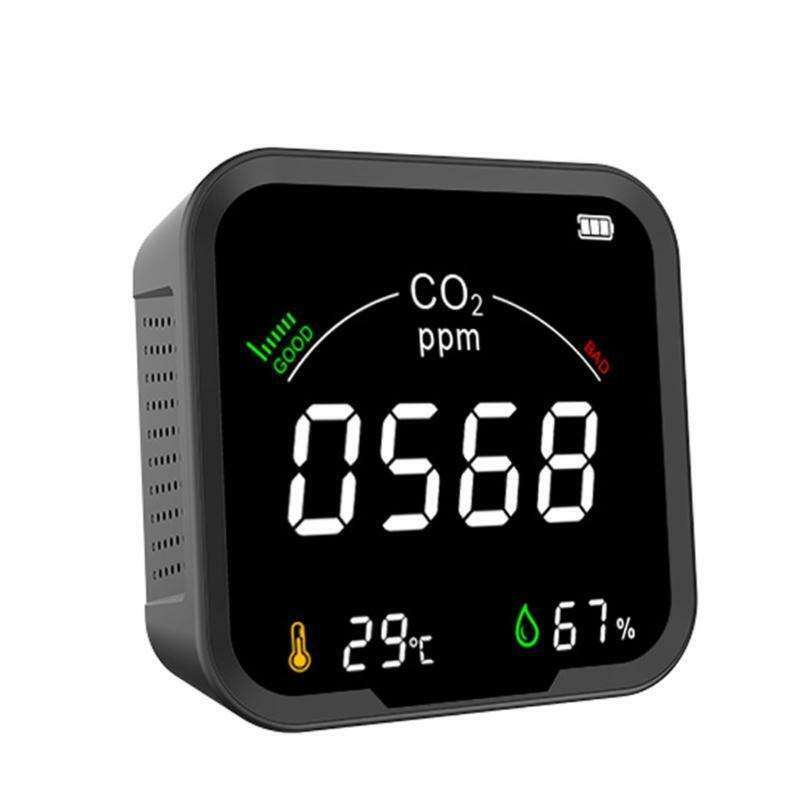 CO2 Meter Digital Temperature Humidity Sensor Tester Air Quality Monitor Indoor