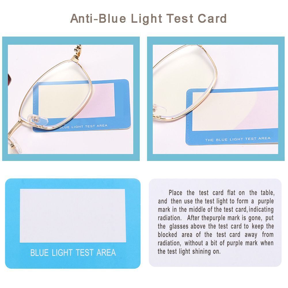 Generator Accessories Card UV Test Test Light Glasses Anti-Blue Light Test Card