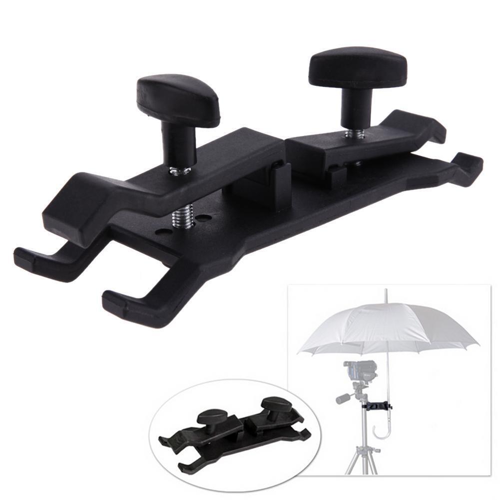 Photographic Camera Umbrella Clamp Light Stand Tripod Holder Clip Bracket