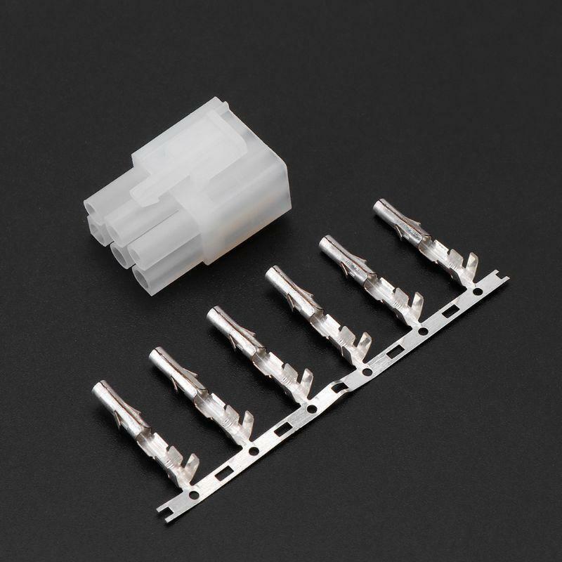 Power Socket Cable Connector 6 Pin Shortwave Radio Plug Cord Adapter for YAESU