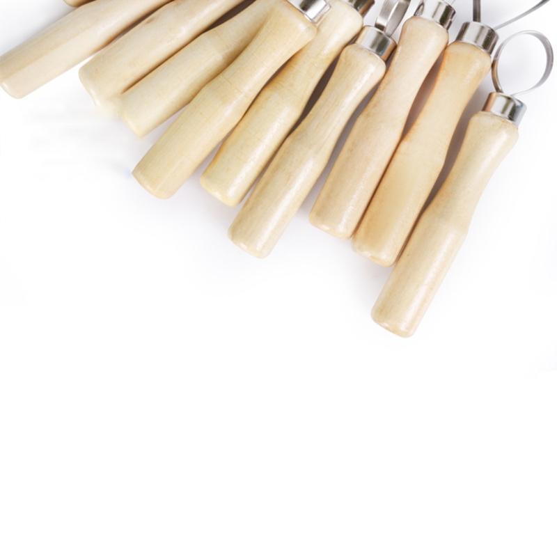 10Pcs DIY Pottery Clay Sculpting Tools Ceramic Carving Set Sculpture Loop Shaper