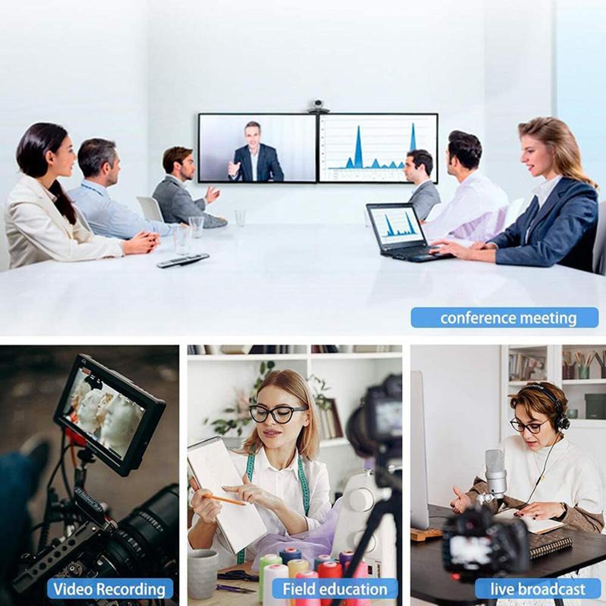 Audio Video  Card, USB 3.0 HD 1080P  Adapter to Computer for