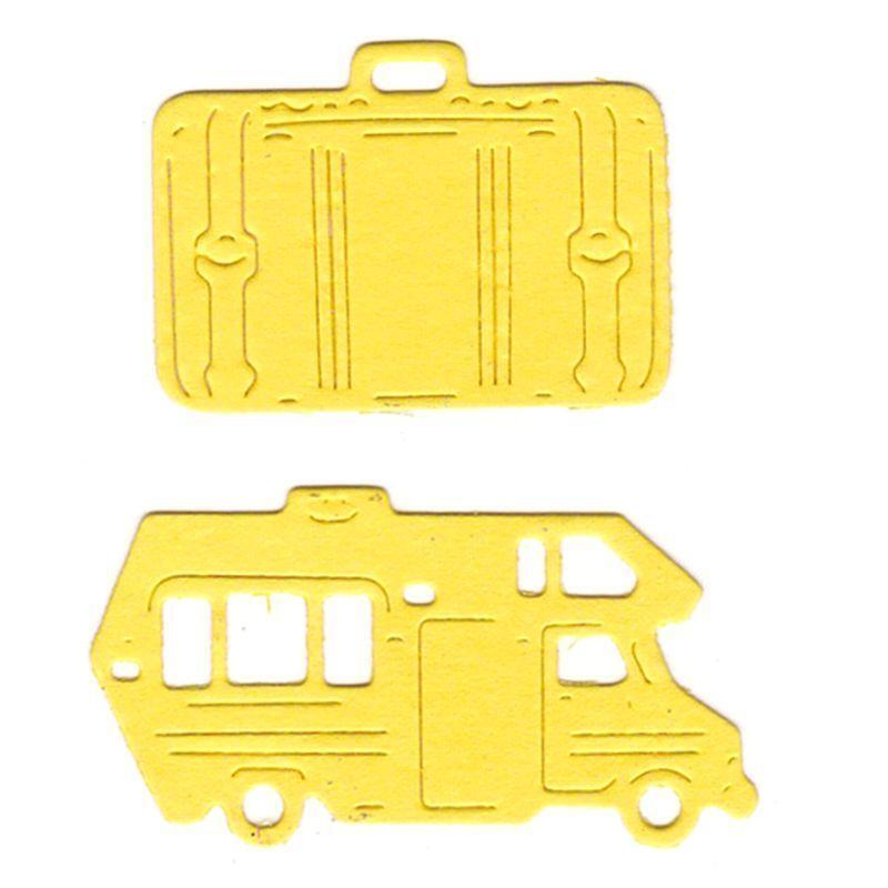 Holidays Travel  Metal Cutting Dies Stencil DIY Scrapbooking Album Stamp Paper