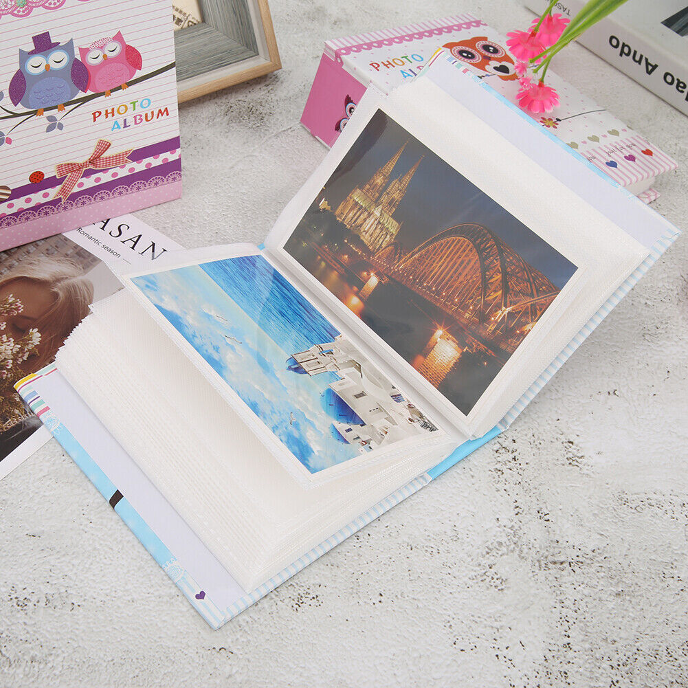 6 inch Cartoon Owl Photo Album 100 Sheets Family Pictures Storage Case Gift