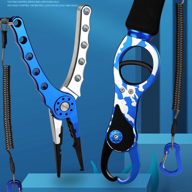 Fishing Pliers Set Tool Perfect for Cutting Monofilament and Braid Lines