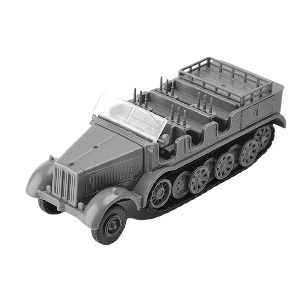1:72 German Sd.Kfz. 7 Half-Track Armored Vehicle Assembly