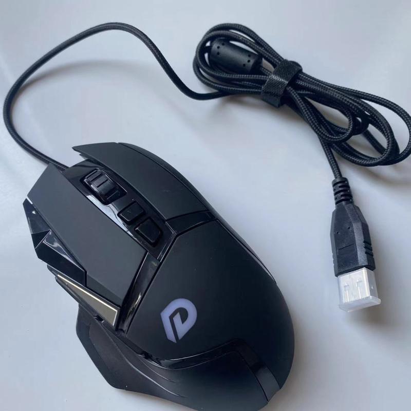 Mouse Desktop Laptop Mechanical Game 7200DPI Backlit Mouse for PC Laptop Gamer
