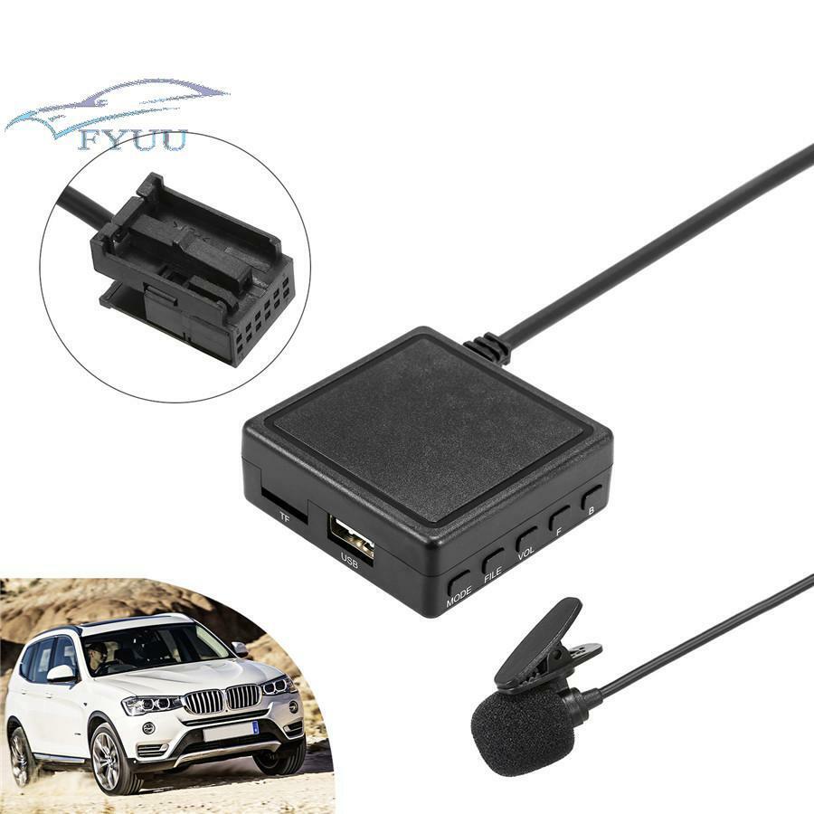 1x Car AUX-IN Bluetooth Wireless Stereo Cable Adapter For BMW X3 X5 Z4 E83 E85