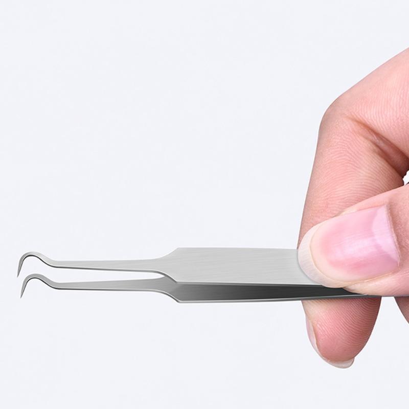 Blemish Extractor Tool for Remove Blackhead Acne Pimple Bend Curved Tweeze