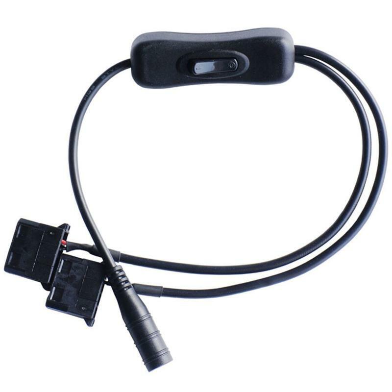 DC 5521 to Molex PWM CPU Case Fan Connector DC to Large 4Pin with ON/Off Toggle