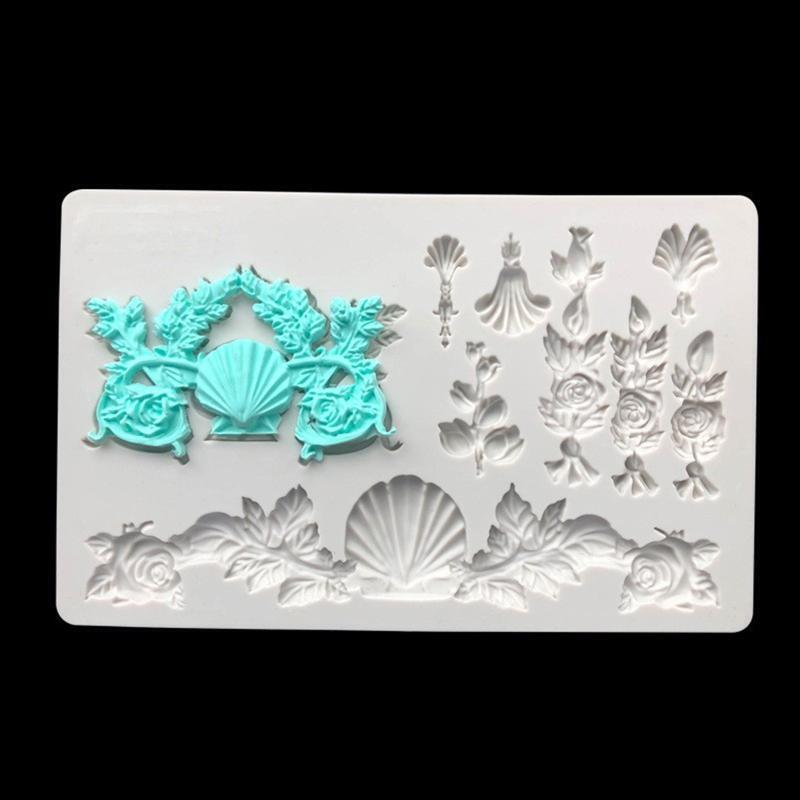 Silicone Fondant Moulds Cake Chocolate Decoration Handmade Soap Plaster Molds