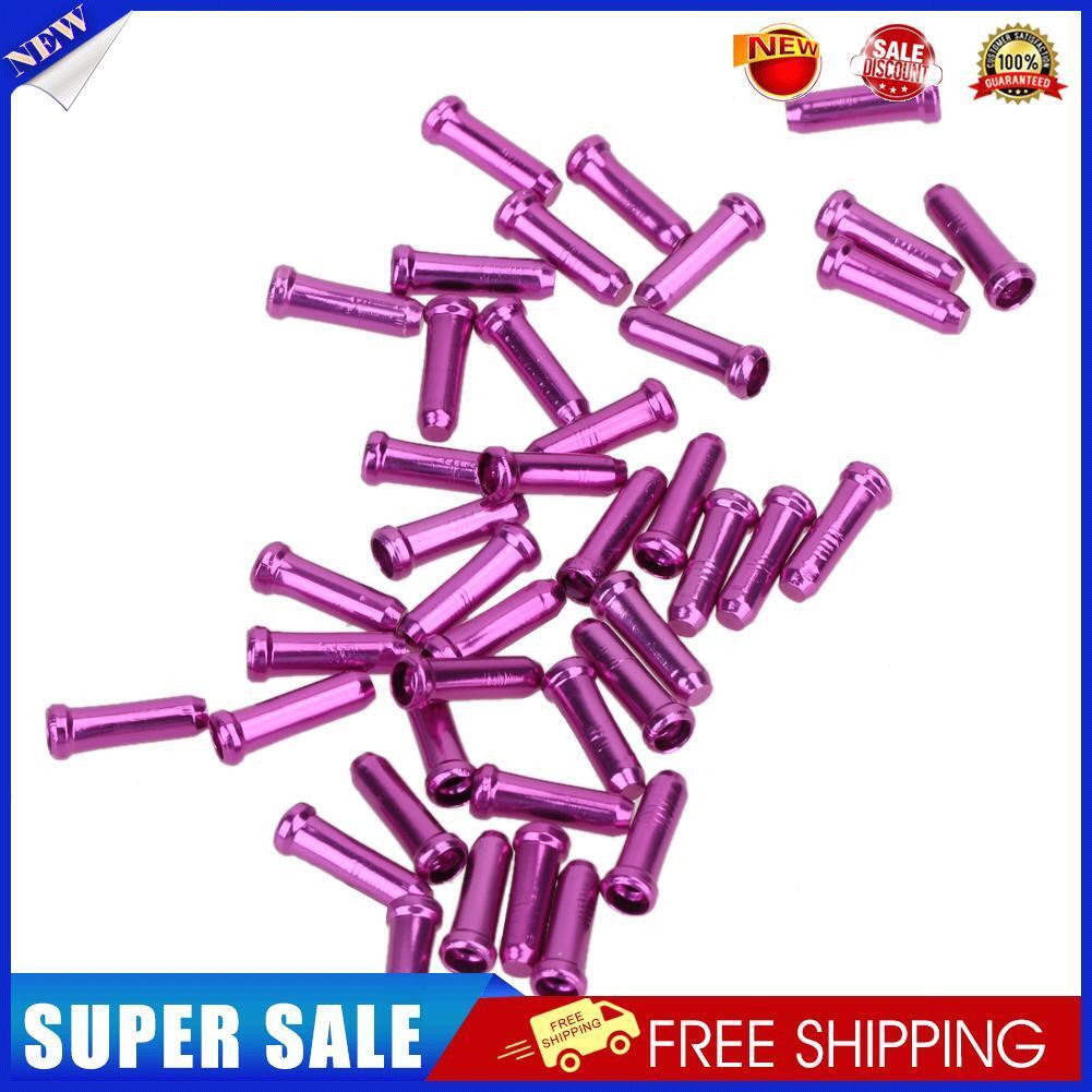 50pcs Aluminum Bike Bicycle Brake Shifter Inner Cable Tips Wire End Cap